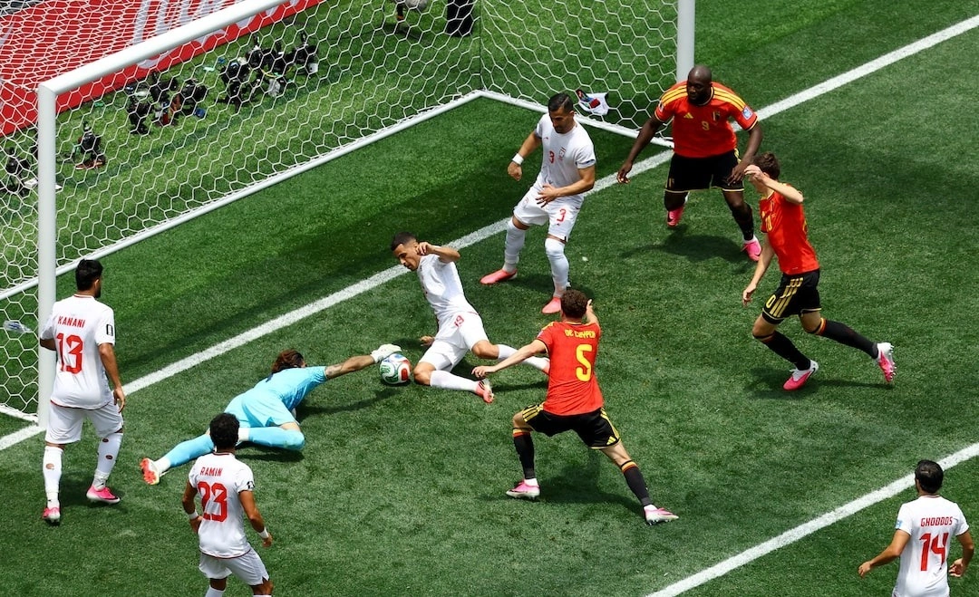 Pha cứu thua xuất thần của Beiranvand giúp Iran cầm hòa Bỉ tại World Cup 2026 - hình ảnh - x88beta.com Pha cứu thua xuất thần của Beiranvand giúp Iran cầm hòa Bỉ tại World Cup 2026 - hình ảnh - x88beta.com