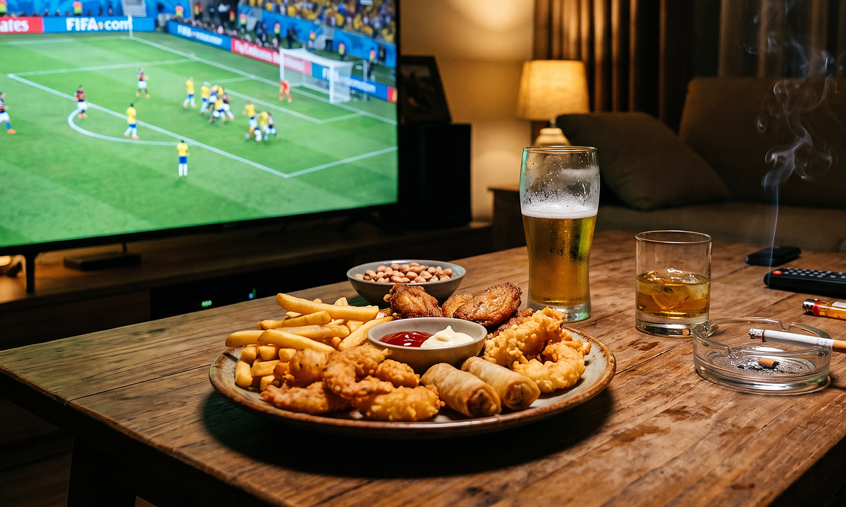 Ăn đêm xem World Cup: Khi đam mê bóng đá gặp rủi ro sức khỏe và cám dỗ cá cược - hình ảnh - x88beta.com Ăn đêm xem World Cup: Khi đam mê bóng đá gặp rủi ro sức khỏe và cám dỗ cá cược - hình ảnh - x88beta.com